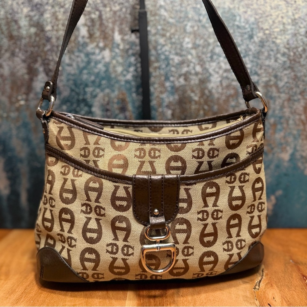 Etienne Aigner VINTAGE Signature Monogram Shoulder Bag